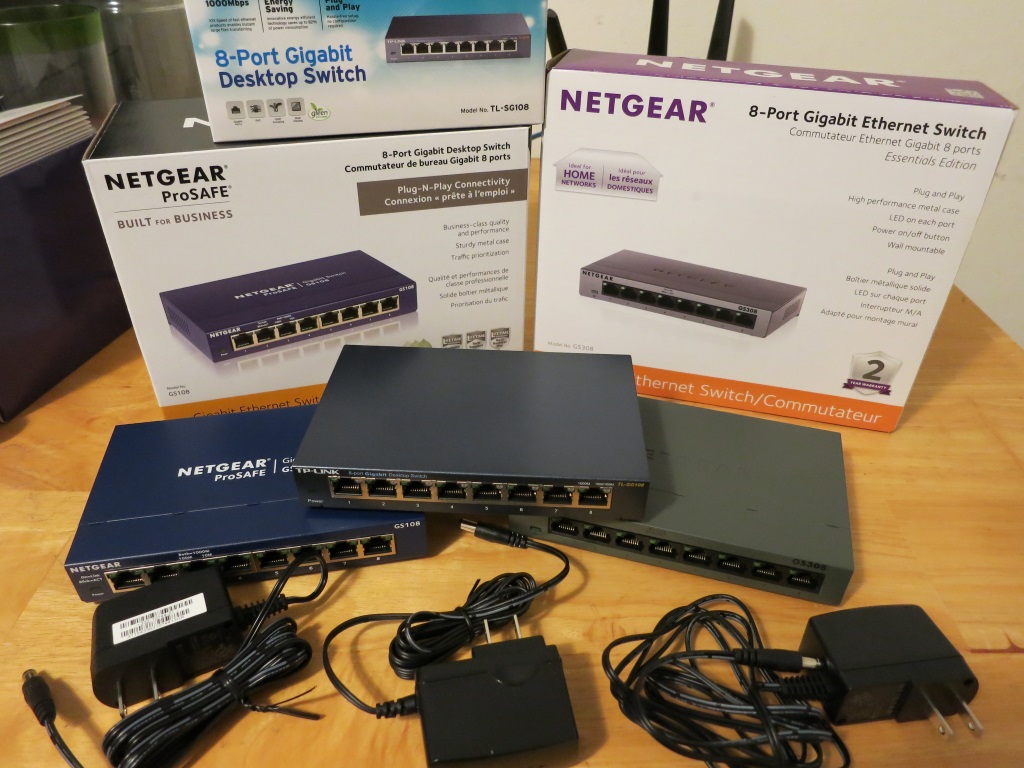 Three 8 Port Gigabit Unmanaged Switches Reviewed: Netgear ProSafe